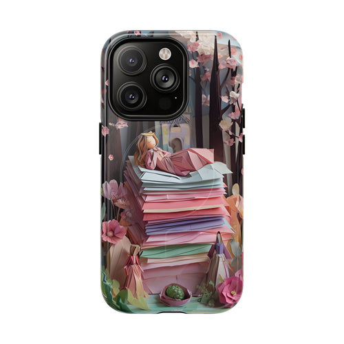 A Good Night's Sleep - iPhone 14 Pro MagSafe Phone Case - Whimsical Fantasy Floral Design
