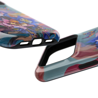 Blue Columbine Carnivale iPhone MagSafe Case