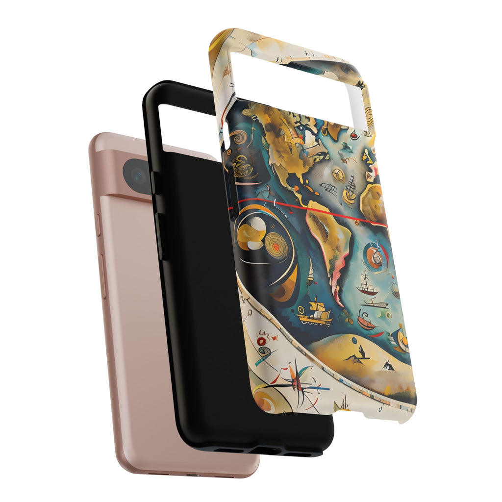 Celestial Map Google Pixel 8 Tough Case - Antique Star Chart Phone Cover