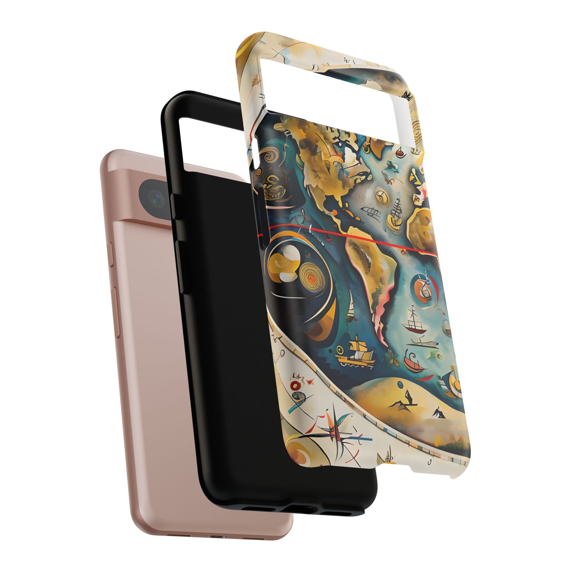 Celestial Map Google Pixel 8 Tough Case - Antique Star Chart Phone Cover