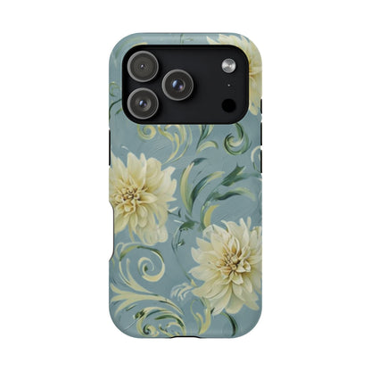 Golden Dahlia Trio iPhone MagSafe Case