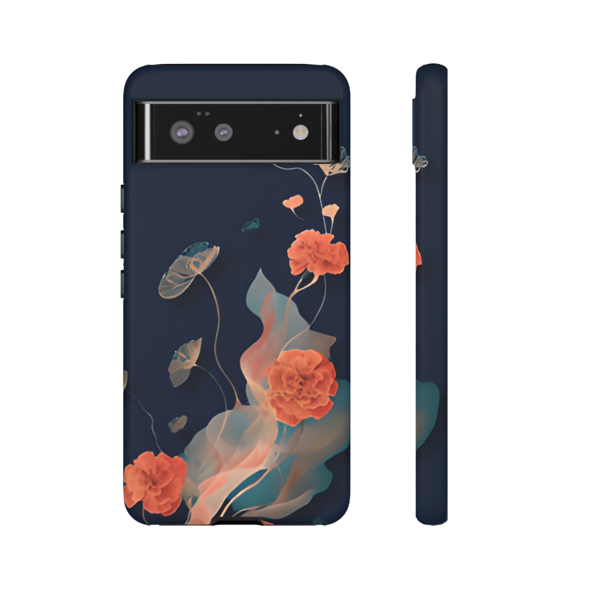 Lotus Reverie - Elegant Artistic Floral Google Pixel 6 Tough Phone Case - Painterly Lotus Blossom Design