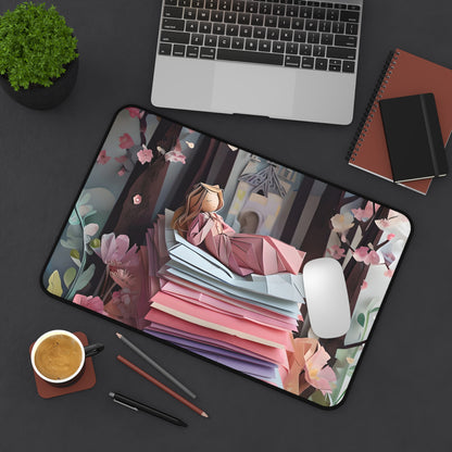 A Good Night's Sleep Desk Mat - Premium Office Desk Pad, 3 Sizes Available, Artistic Workspace Protection