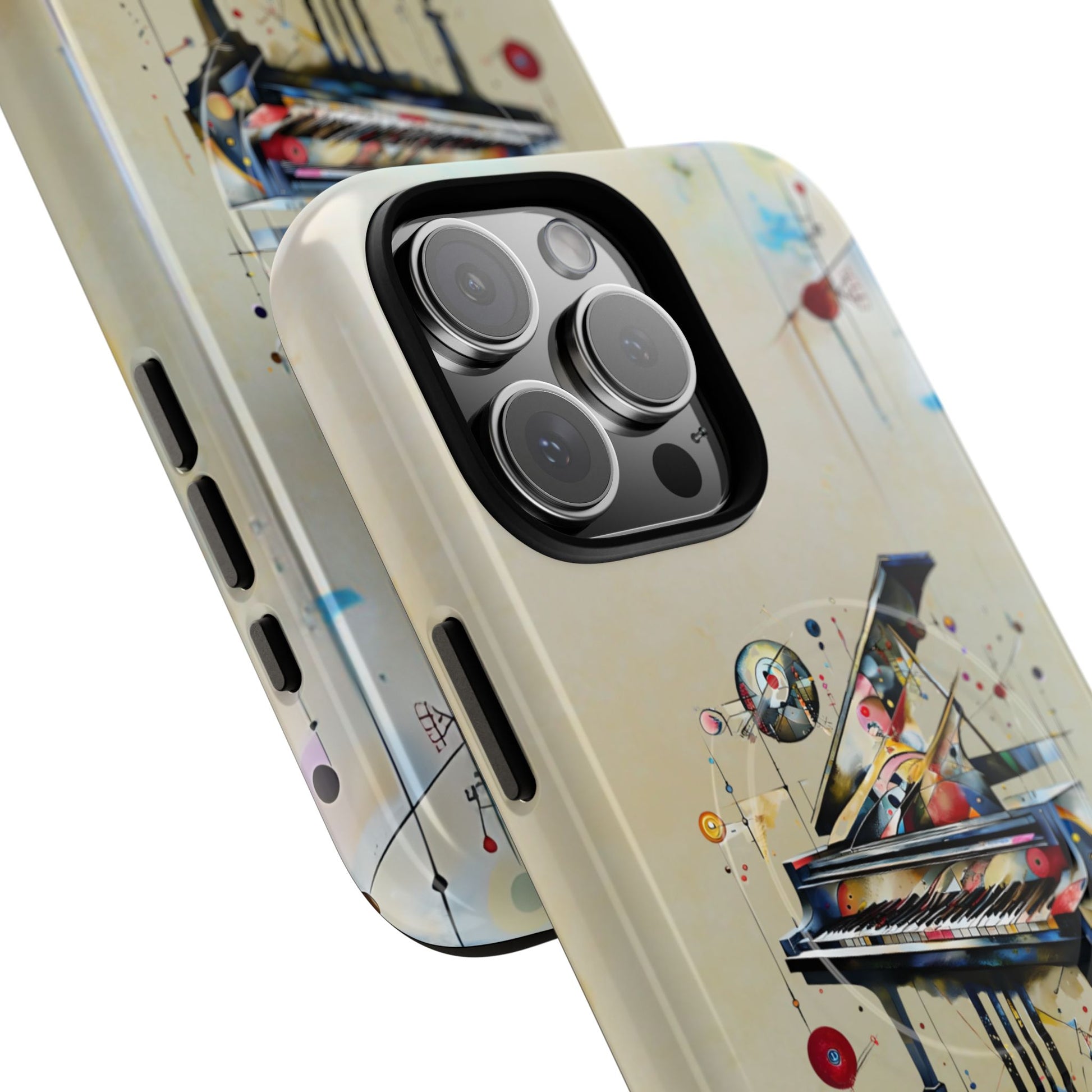 Keys of Imagination Artistic Grand Piano iPhone 16 Pro Max MagSafe Case