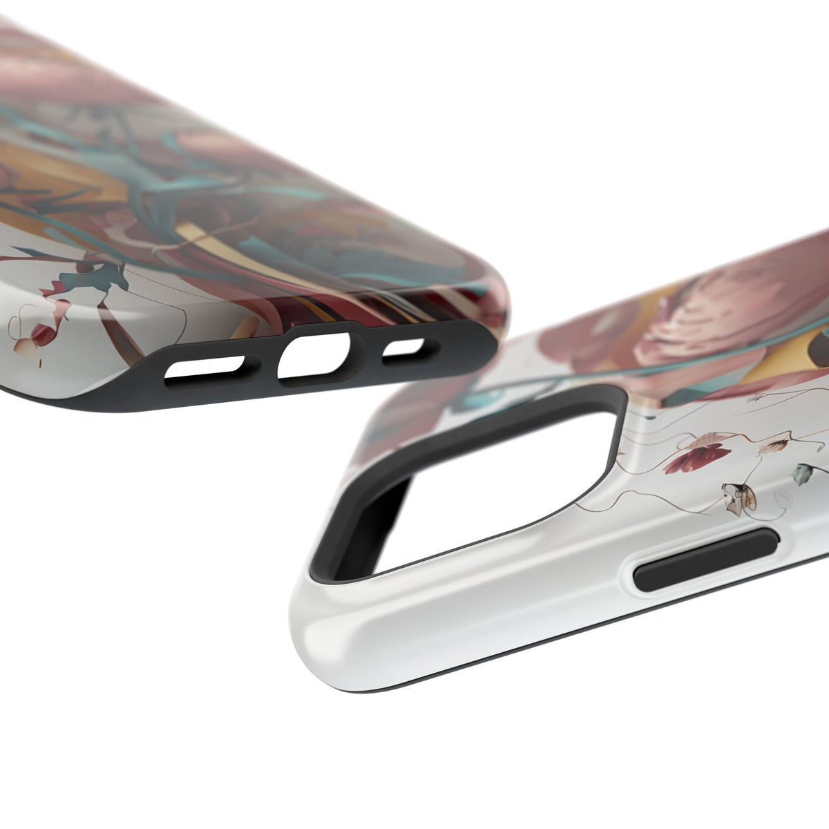 Blushing Peony Veil iPhone MagSafe Case
