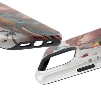 Blushing Peony Veil iPhone MagSafe Case