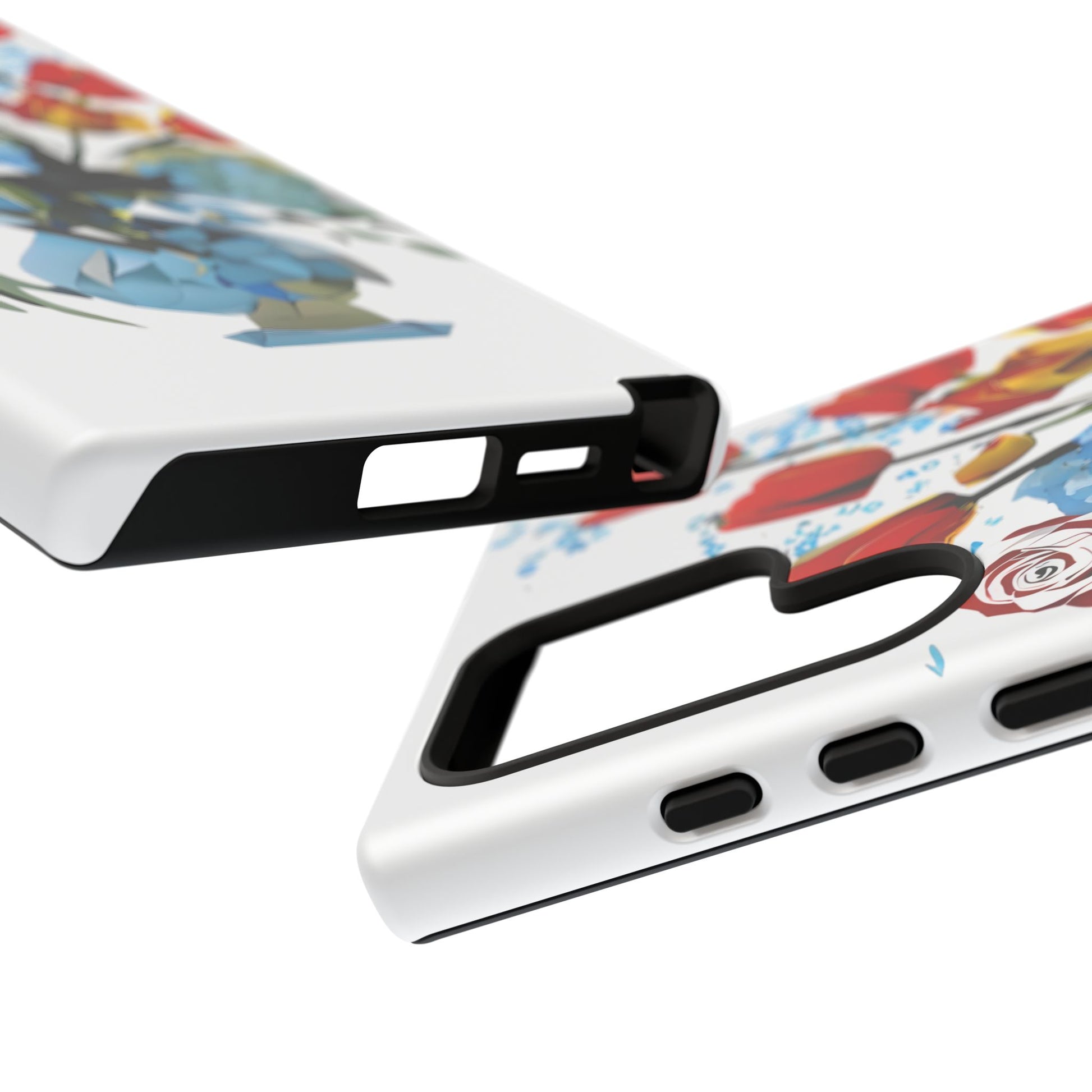 Bouquet Brilliance - Artistic Floral Samsung S24 Ultra Phone Case - Vibrant Tulip, Rose & Hydrangea Design