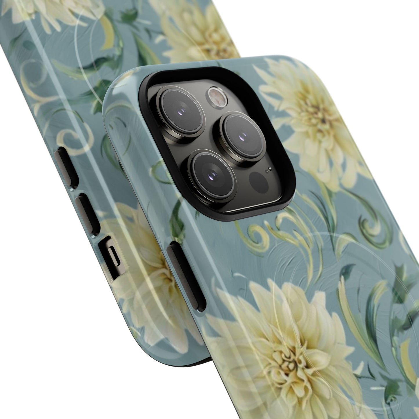 Golden Dahlia Trio iPhone MagSafe Case