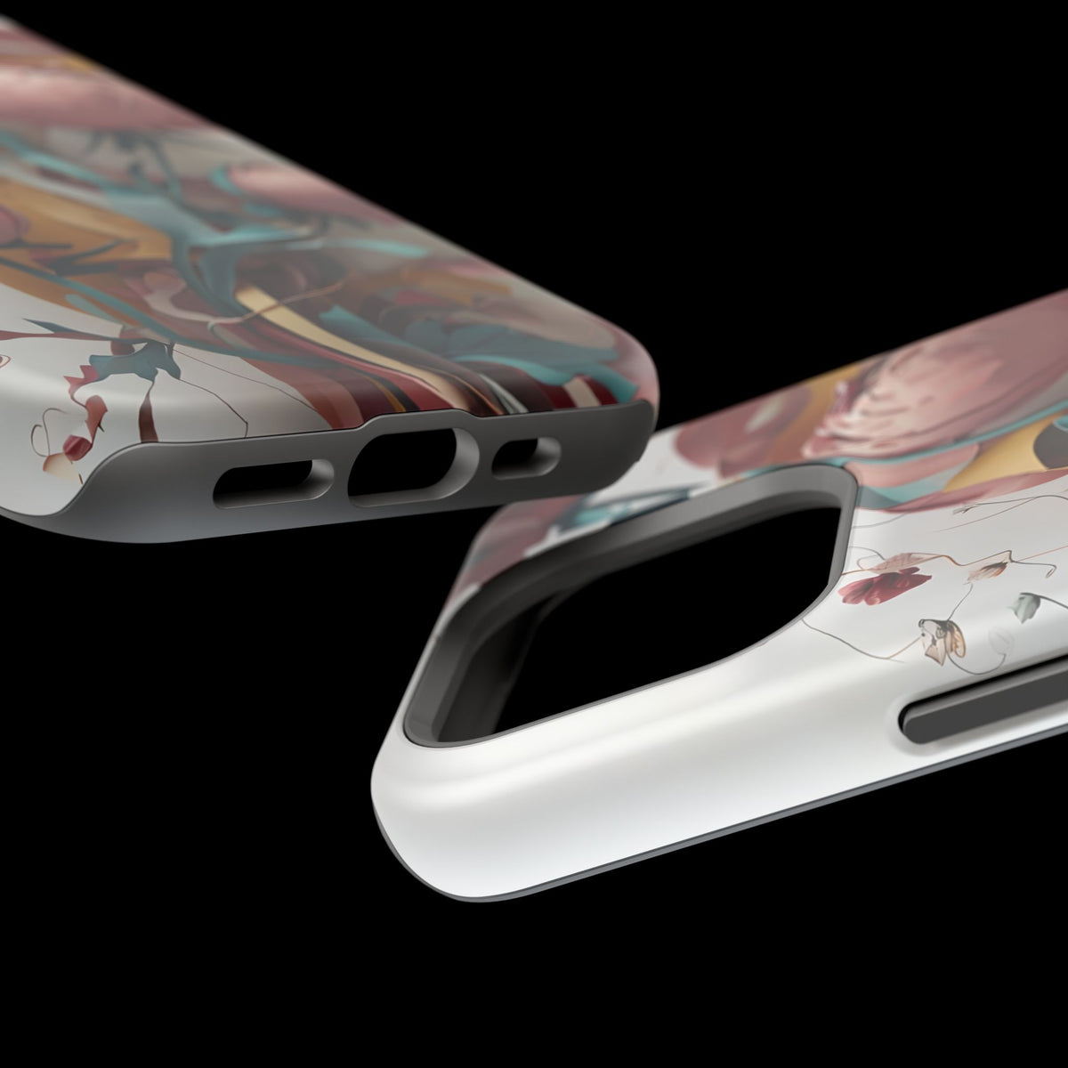 Blushing Peony Veil iPhone MagSafe Case