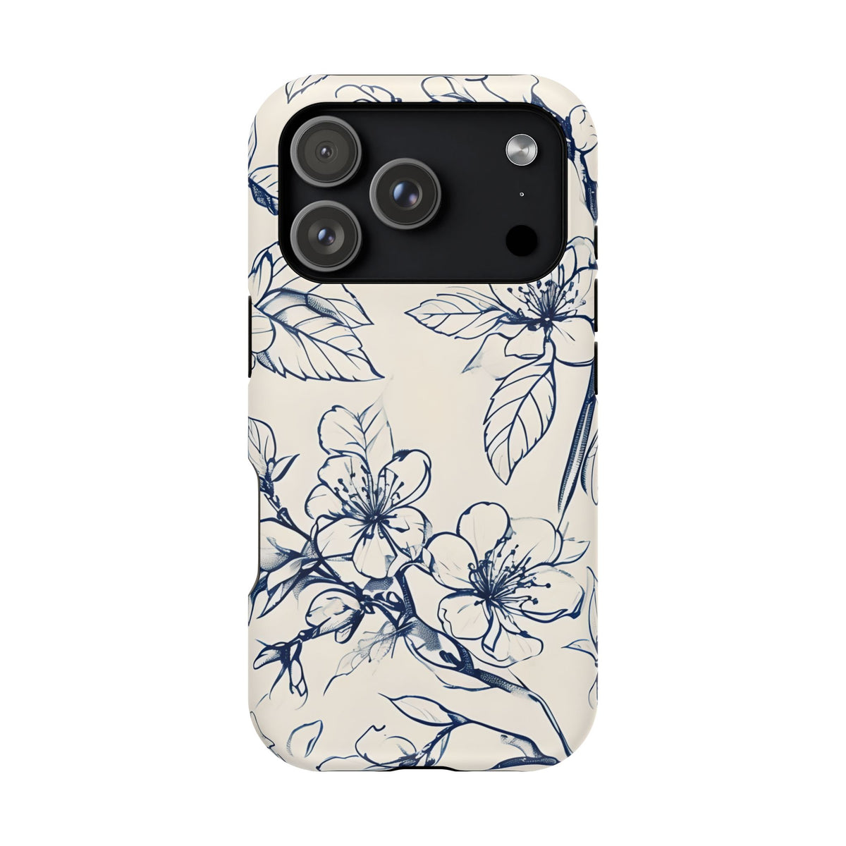 Blossom Sketch iPhone MagSafe Case
