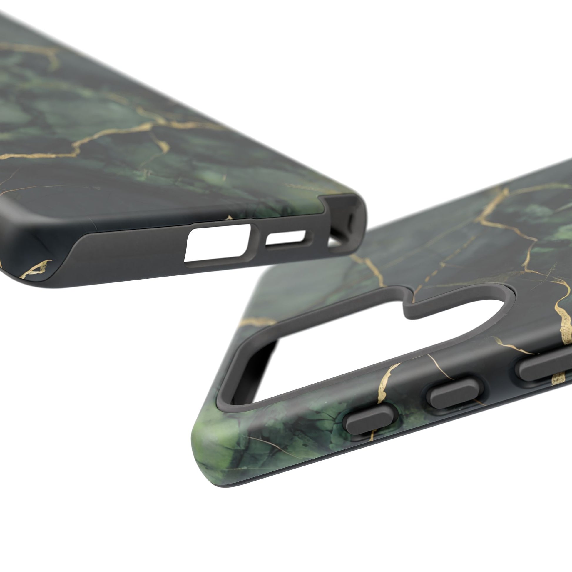 Verdant Vein Tough Case for Samsung Galaxy S25 Ultra - Luxury Gold Vein, Nature-Inspired Protective Cover
