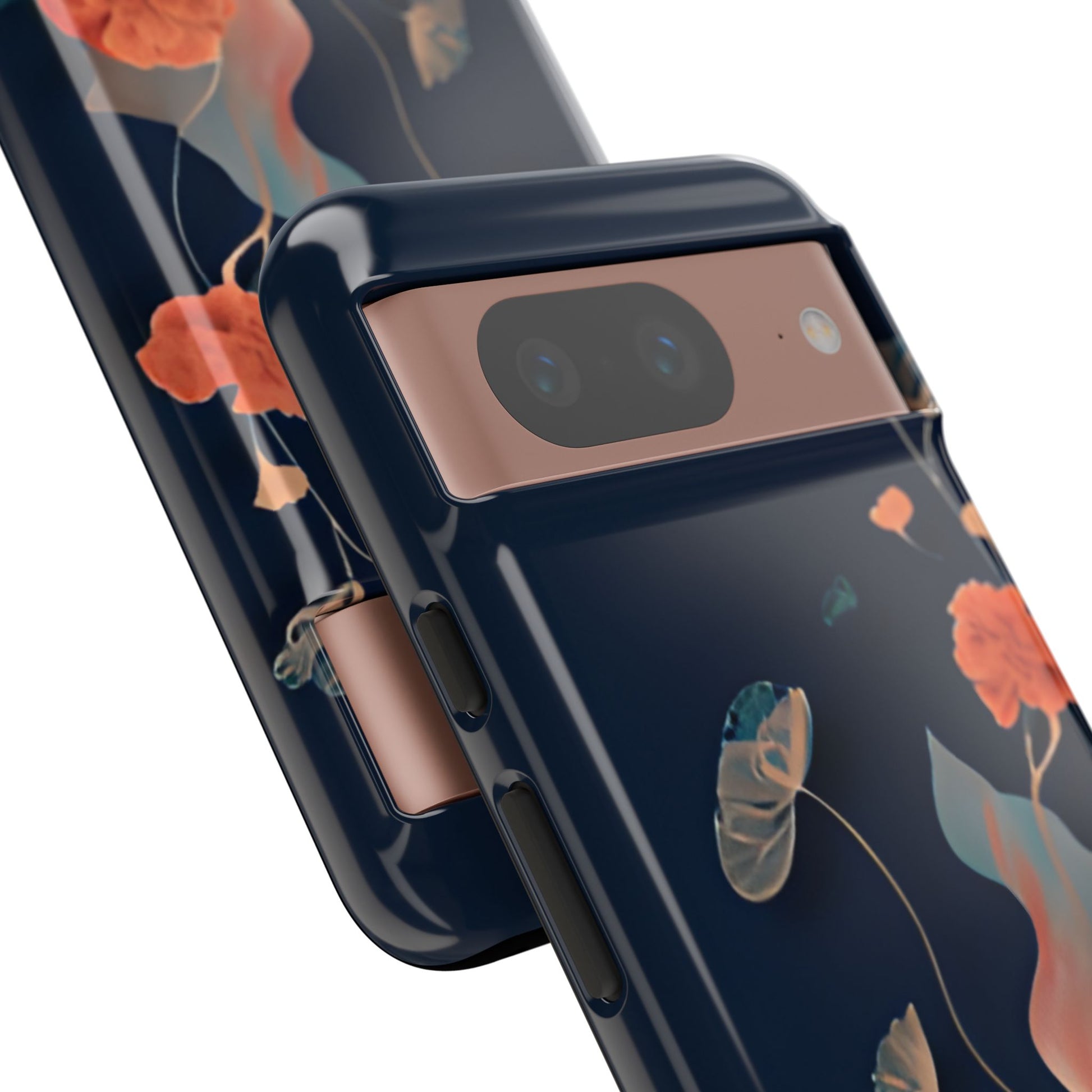Lotus Reverie - Elegant Artistic Floral Google Pixel 8 Tough Phone Case - Painterly Lotus Blossom Design
