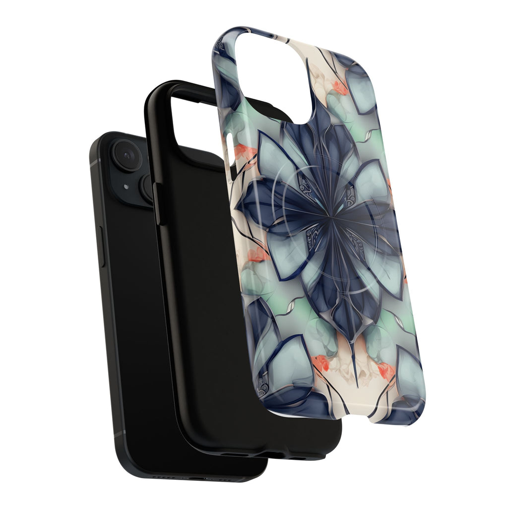 Midnight Mosaic MagSafe iPhone 15 Case - Designer Shockproof Cover