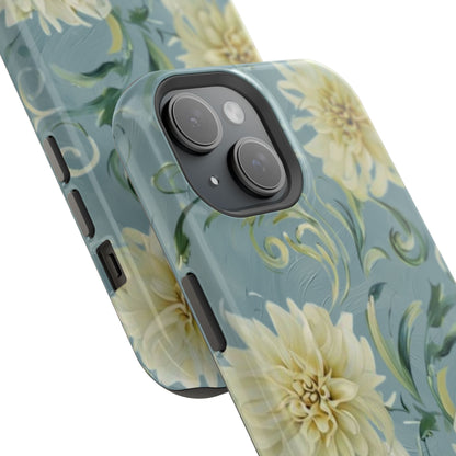 Golden Dahlia Trio iPhone MagSafe Case