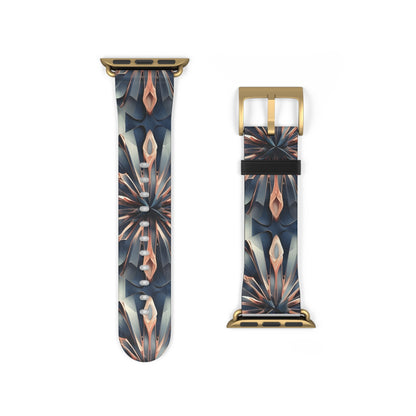 Obsidian Kaleidoscope Apple Watch Band Strap - Timeless Design for your Timepiece