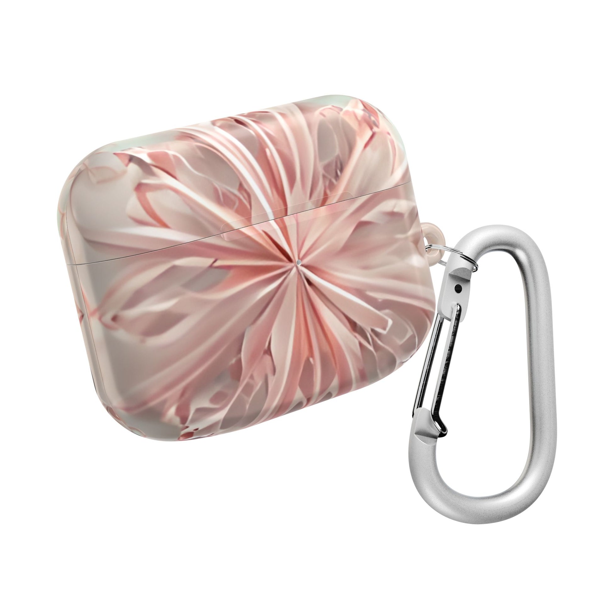 Blush Frost AirPod Case - Pink Snowflake Earbud Cover for Gen 1, 2, 3, Pro Gen 1 & 2