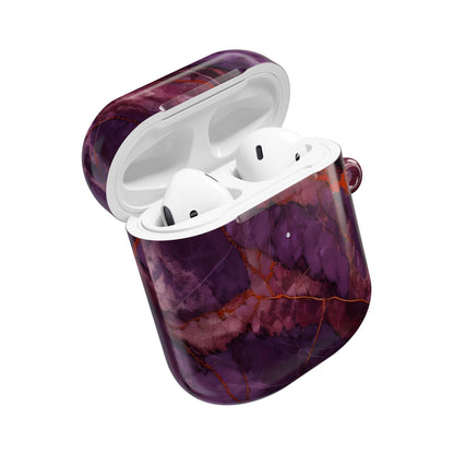 Amethyst Current AirPod Case - Purple and Red Earbud Cover for Gen 1, 2, 3, Pro Gen 1 & 2