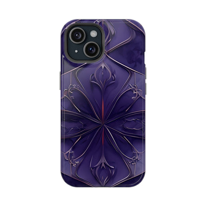 Violet Nebula iPhone MagSafe Case
