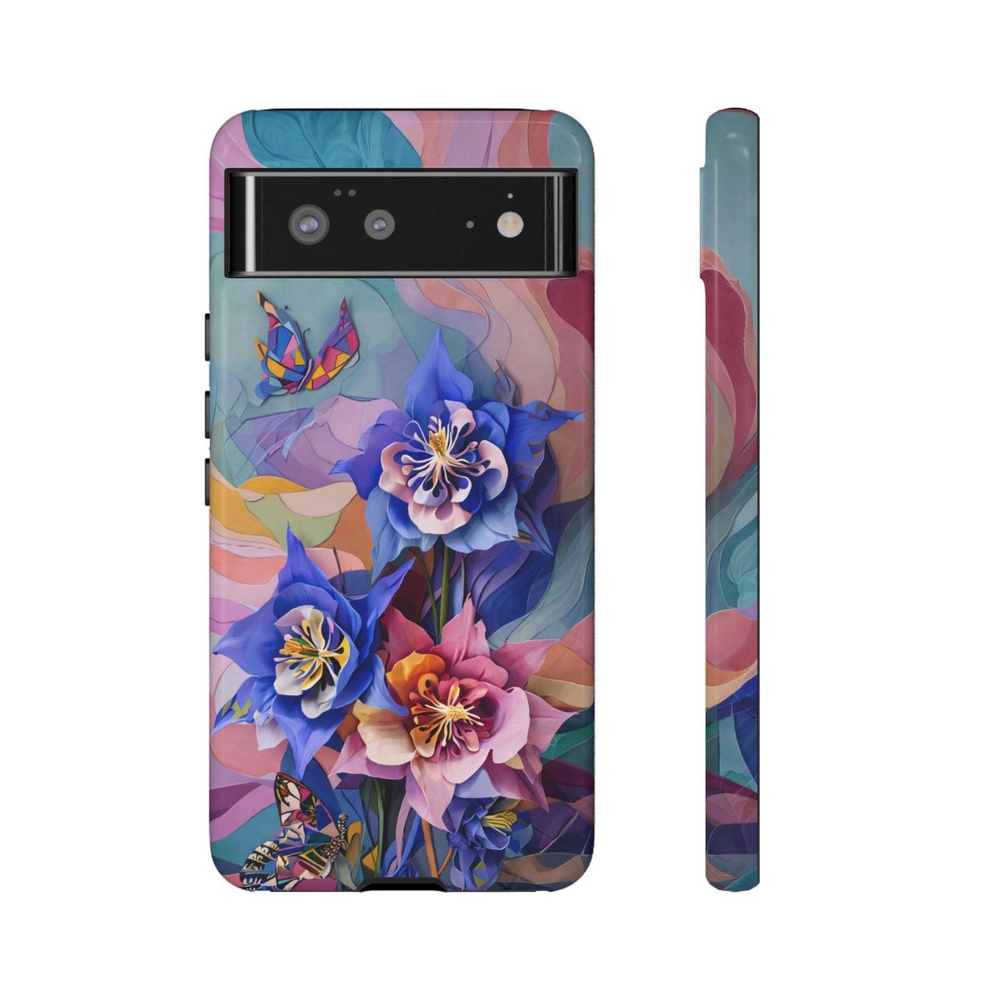 Blue Columbine Carnivale Google Pixel Tough Case