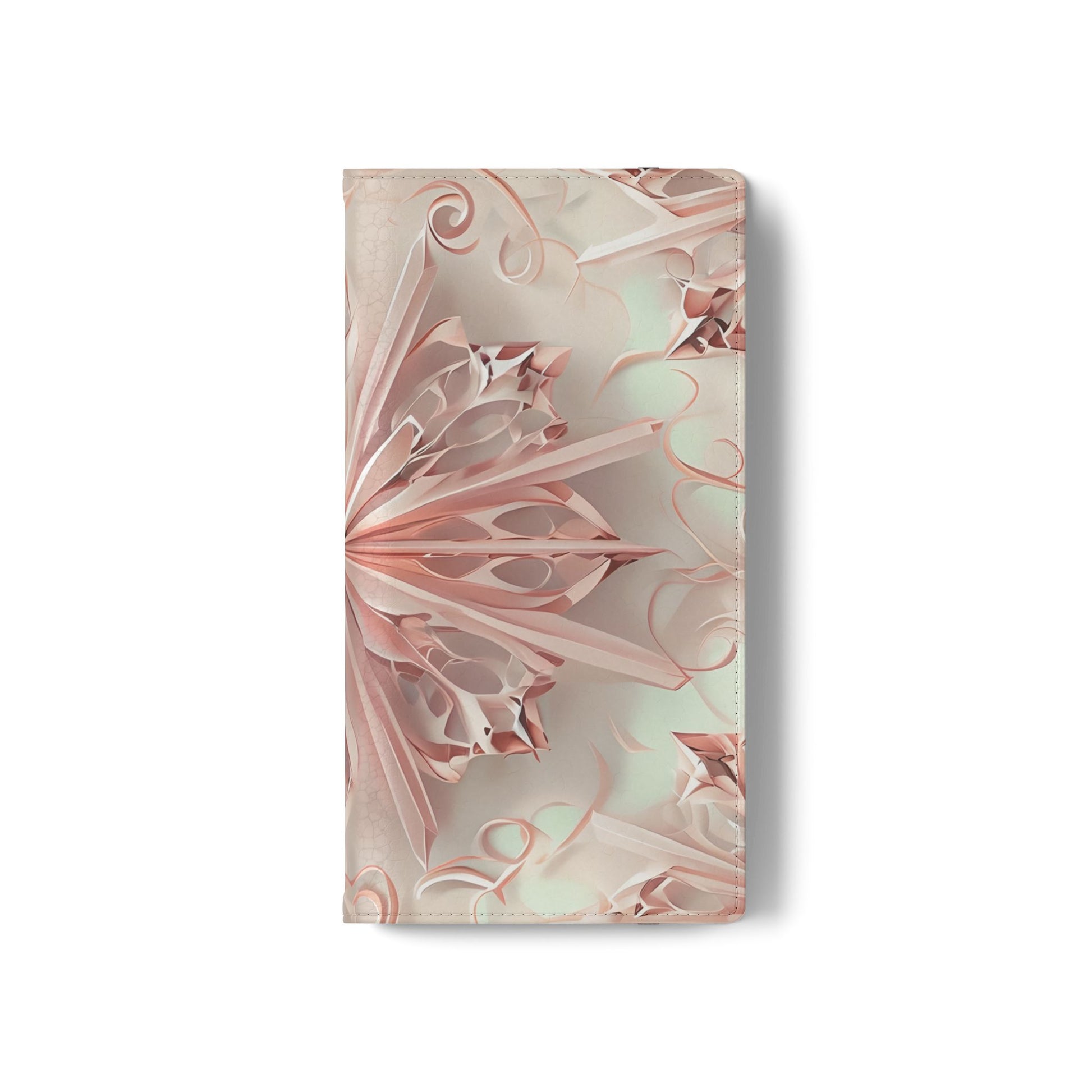 Blush Frost - Abstract Wallet Phone Case for Samsung Galaxy S22 Ultra