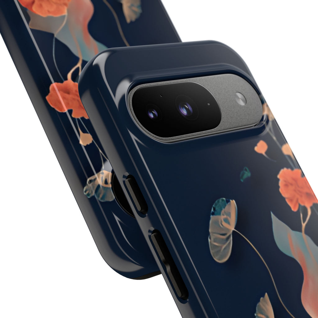 Lotus Reverie - Elegant Artistic Floral Google Pixel 9 Tough Phone Case - Painterly Lotus Blossom Design