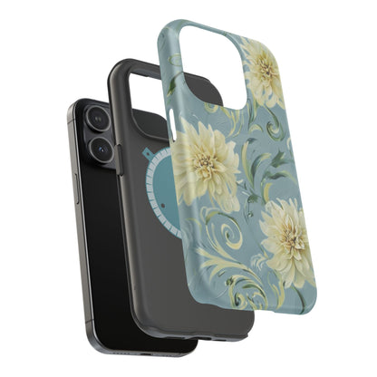 Golden Dahlia Trio iPhone MagSafe Case