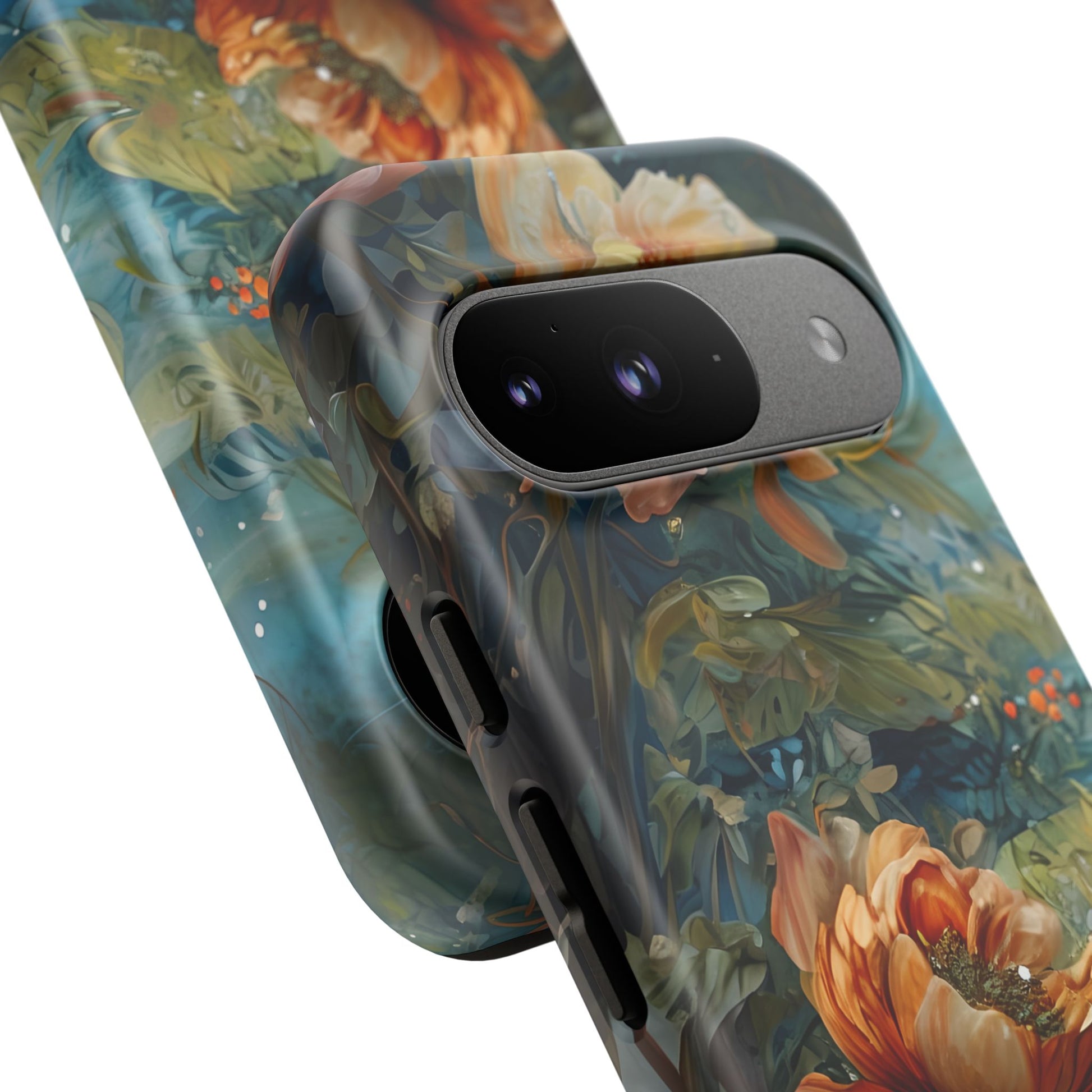 Waterlily Nocturne Tough Case for Google Pixel 9 - Premium Artistic Shockproof Cover, Elegant Protective Phone Case