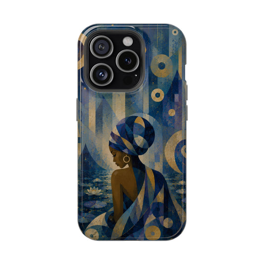 Sapphire Muse iPhone MagSafe Tough Phone Case