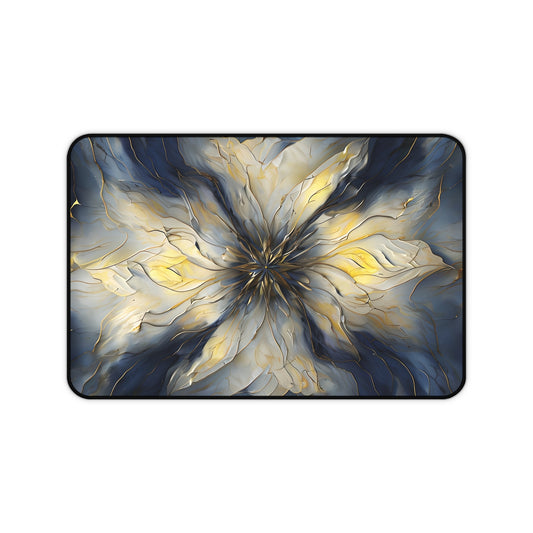 Luminous Petal Designer Desk Mat - Premium Office Desk Pad, 3 Sizes Available, Artistic Workspace Protection