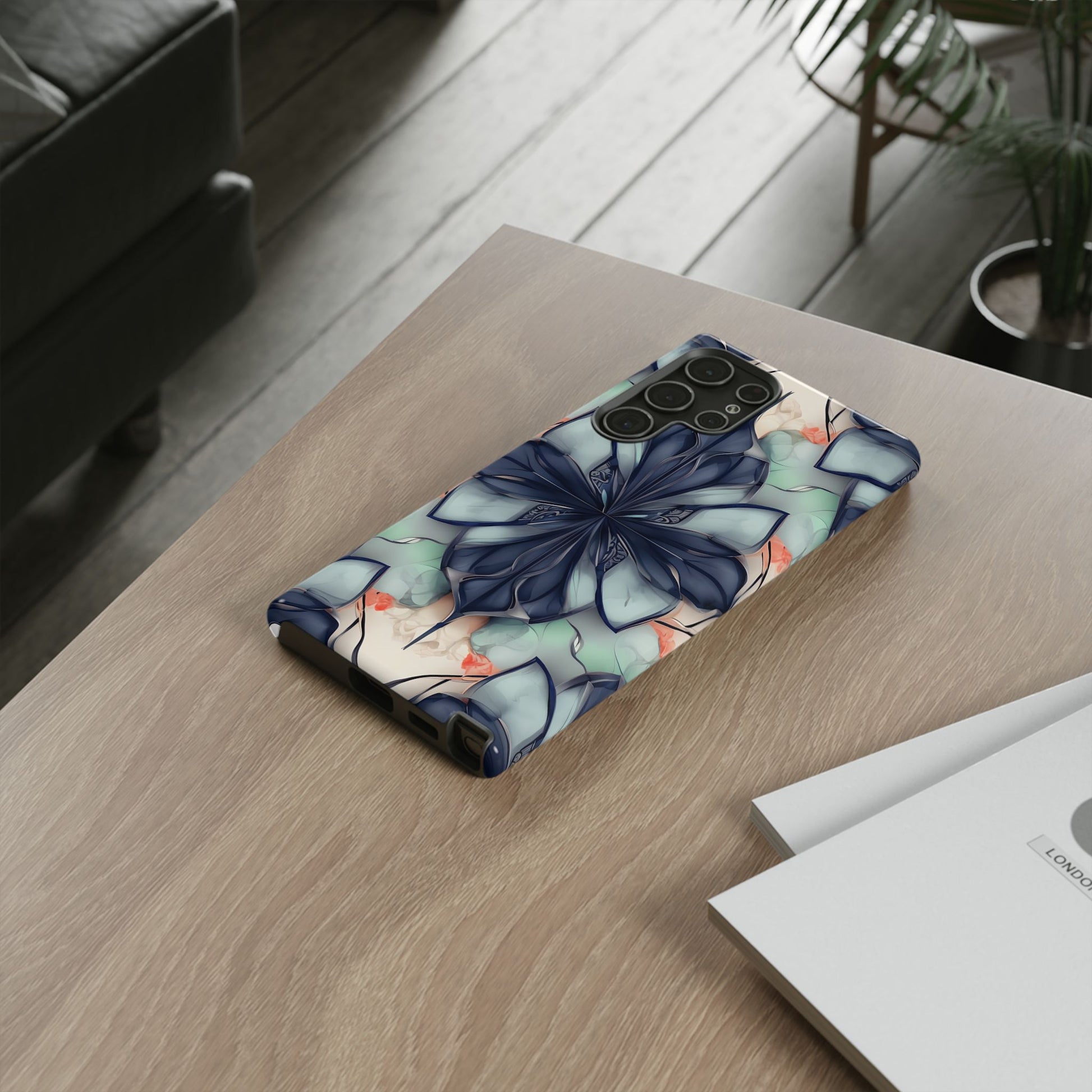 Midnight Mosaic Tough Case for Samsung Galaxy S22 Ultra - Premium Shockproof Designer Phone Cover