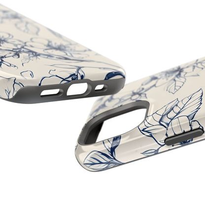 Blossom Sketch iPhone MagSafe Case
