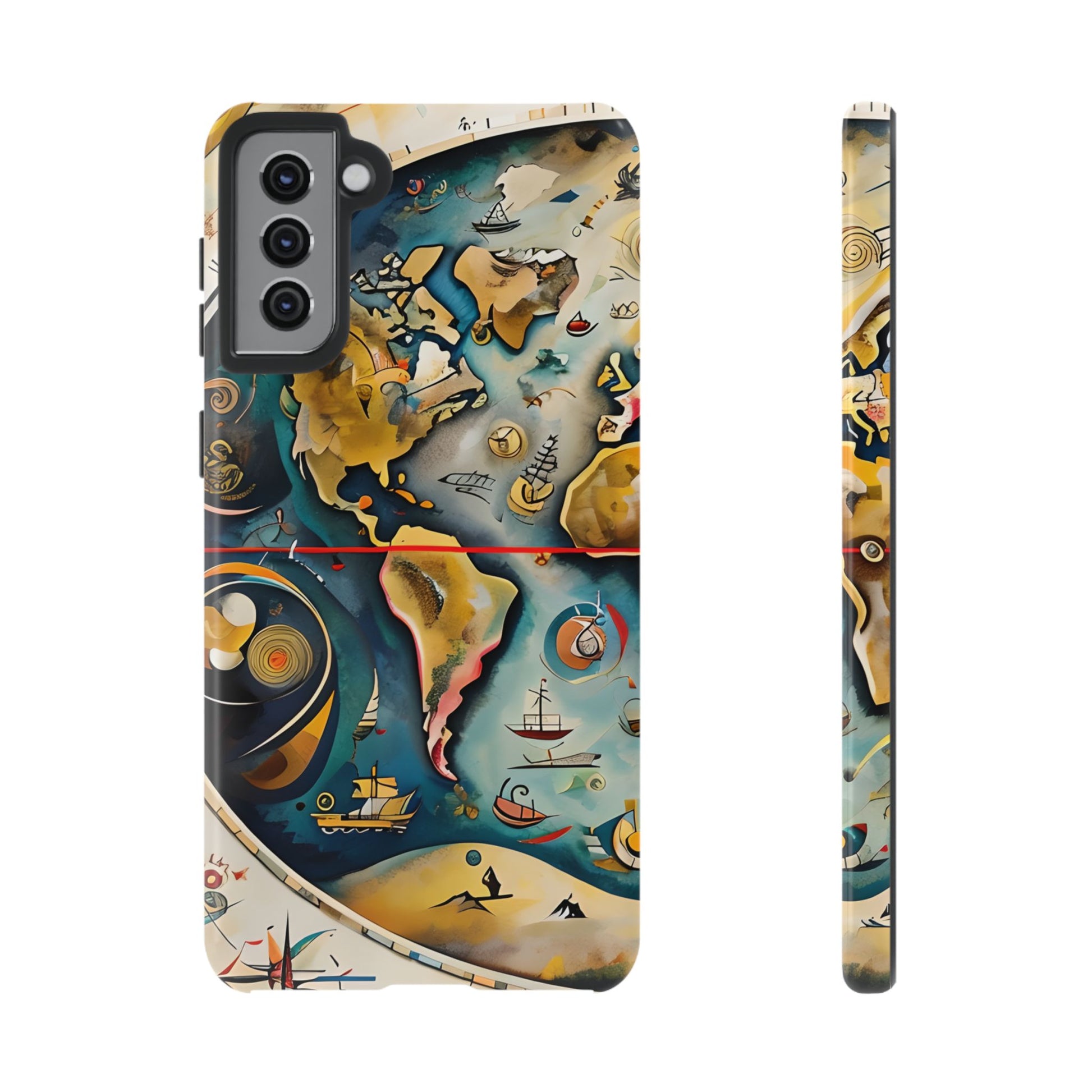 Celestial Map Samsung Galaxy S21 Plus Tough Case - Vintage Map - Premium Abstract Design