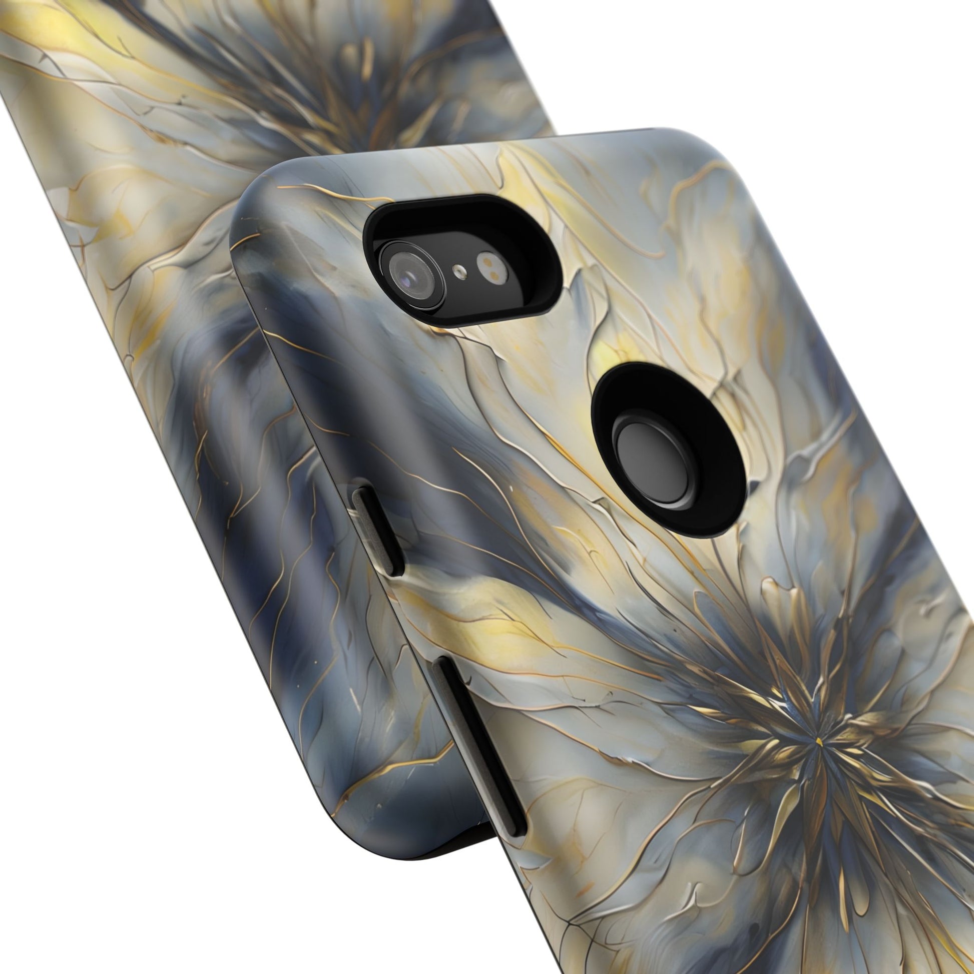Luminous Petal Tough Case for Google Pixel 3 XL - Premium Artistic Shockproof Cover, Elegant Protective Phone Case