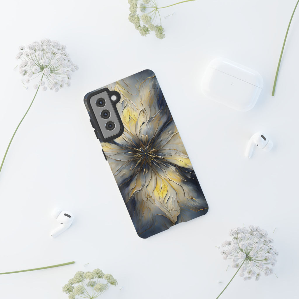 Luminous Petal Tough Case for Samsung Galaxy S21 - Premium Shockproof Designer Phone Cover
