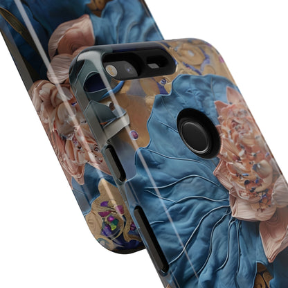 Peony Midnight Tapestry Google Pixel Tough Case