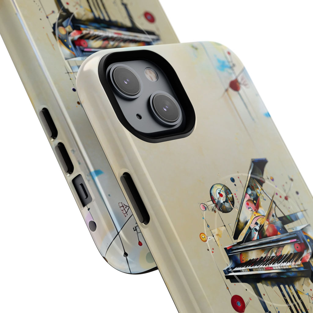 Keys of Imagination Artistic Grand Piano iPhone 14 Plus MagSafe Case