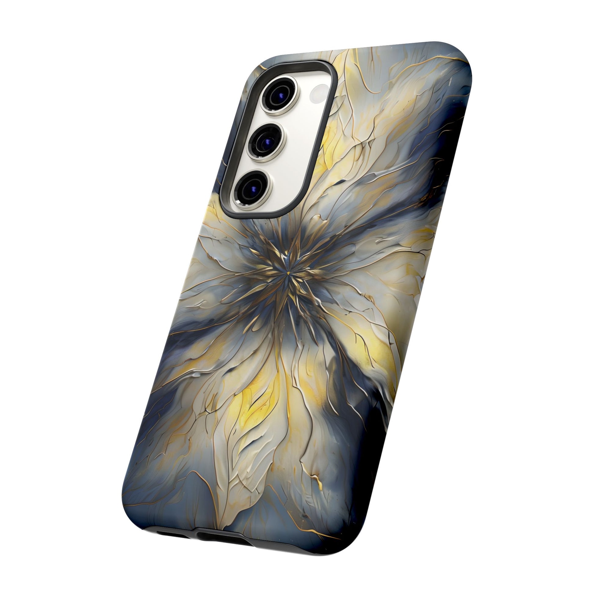 Luminous Petal Tough Case for Samsung Galaxy S23 - Premium Shockproof Designer Phone Cover