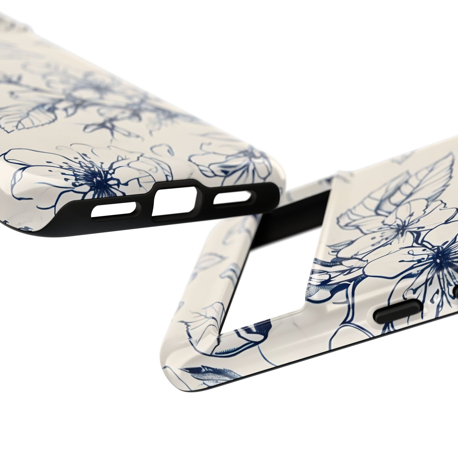 Blossom Sketch - Artistic Blue Floral Google Pixel 8 Pro - Tough Phone Case - Hand-Drawn Botanical Design