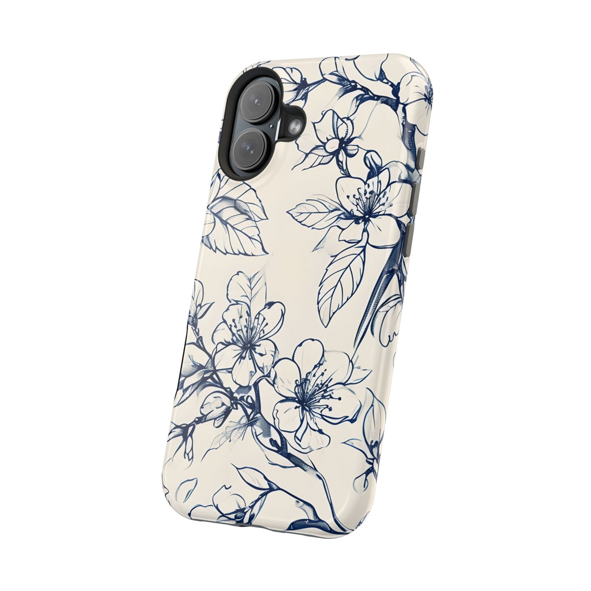 Blossom Sketch iPhone MagSafe Case