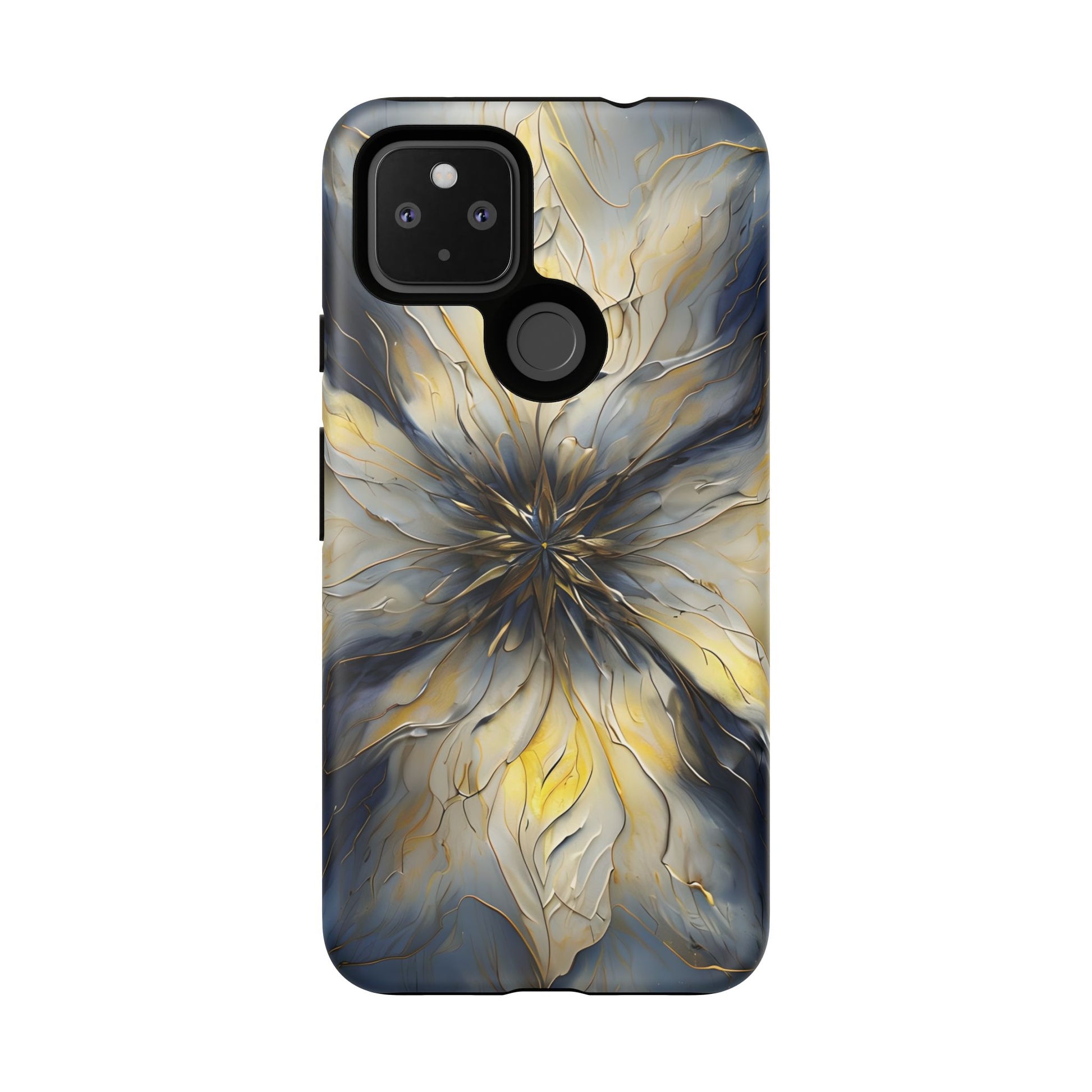 Luminous Petal Tough Case for Google Pixel 4a 5G - Premium Artistic Shockproof Cover, Elegant Protective Phone Case
