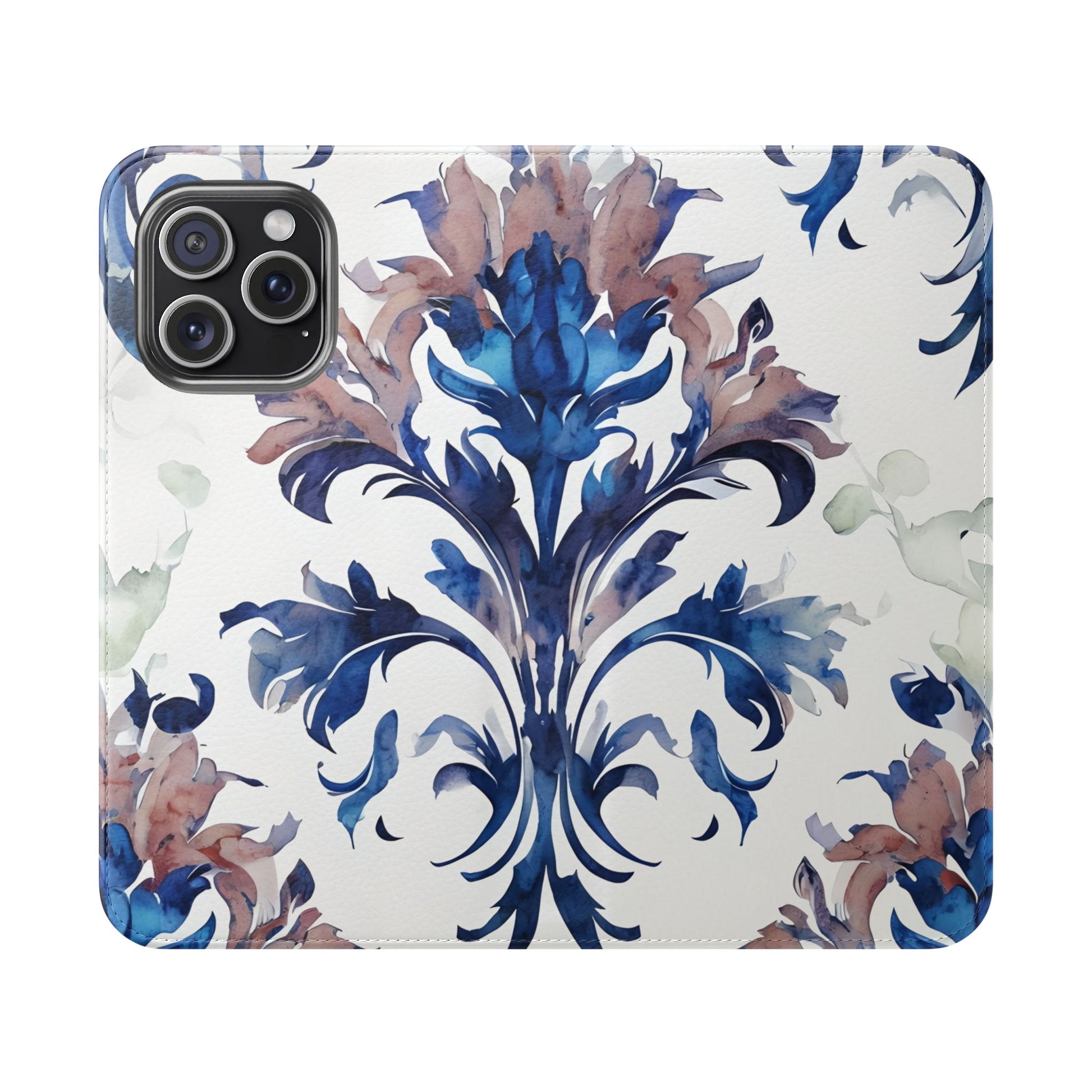 Delft Reverie - Abstract Wallet Phone Case for iPhone 15 Pro Max