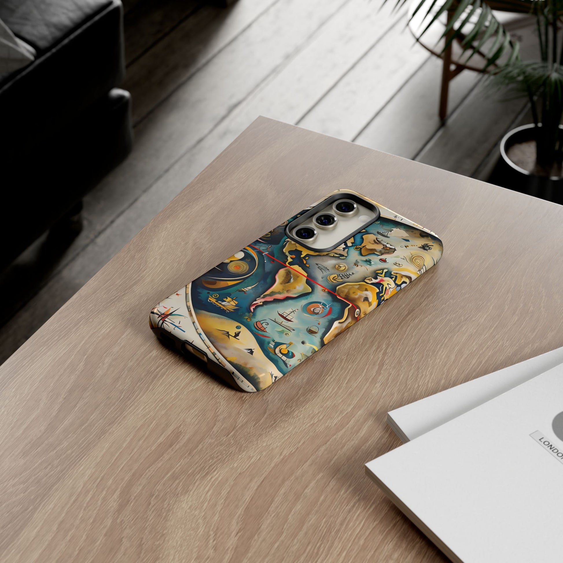 Celestial Map Samsung Galaxy S23 Tough Case - Vintage Map - Premium Abstract Design