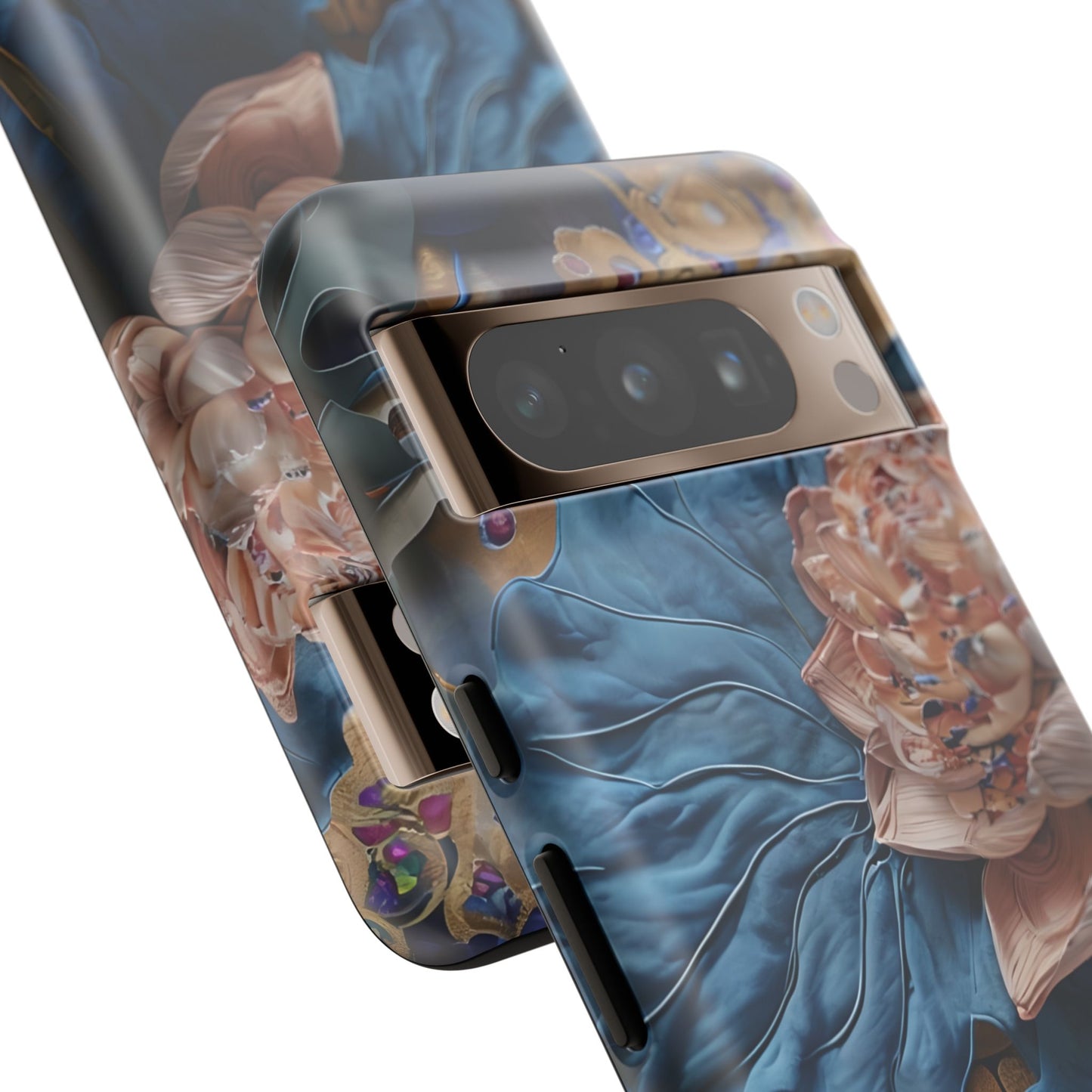 Peony Midnight Tapestry Google Pixel Tough Case