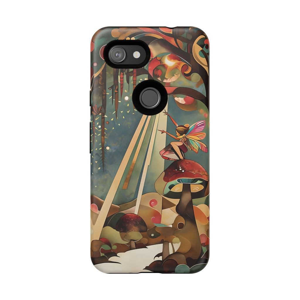 Enchanted Orchard Google Pixel 3a Tough Case - Artistic Fairy Tale Phone Cover - Elegant Protective Fantasy Art Accessory