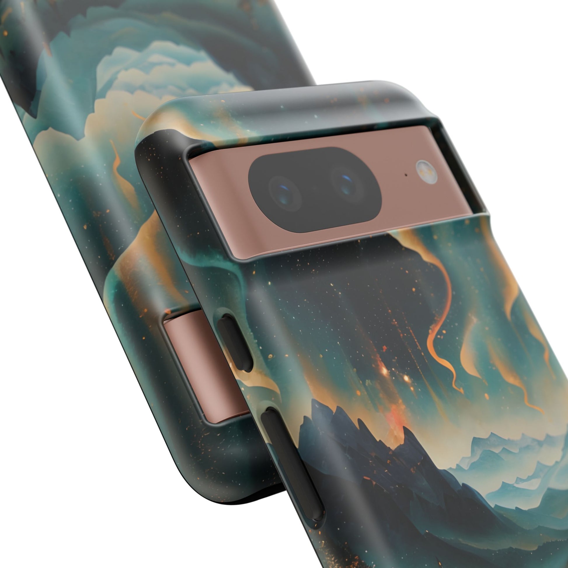 Aurora Dreamscape Tough Case for Google Pixel 8 - Northern Lights Artistic Shockproof Cover, Elegant Protective Phone Case