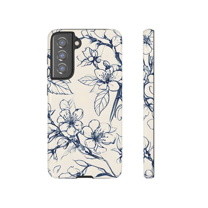 Blossom Sketch Samsung Galaxy Tough Case