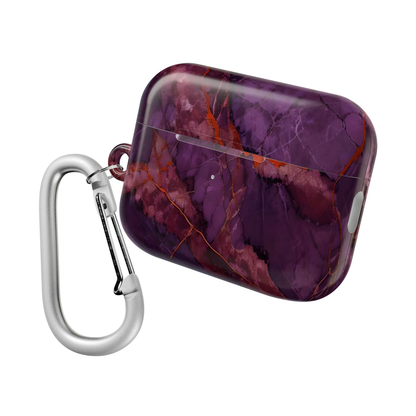 Amethyst Current AirPod Case - Purple and Red Earbud Cover for Gen 1, 2, 3, Pro Gen 1 & 2