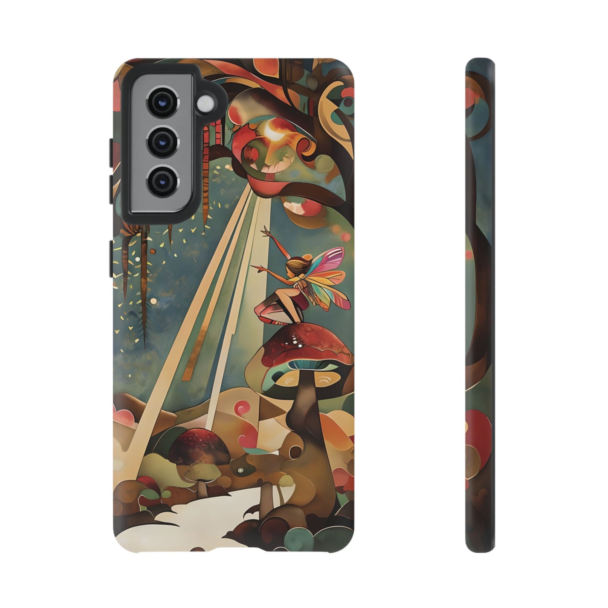 Enchanted Orchard Samsung Galaxy S21 Tough Case - Artistic Fairy Tale Phone Cover - Elegant Protective Fantasy Art Accessory