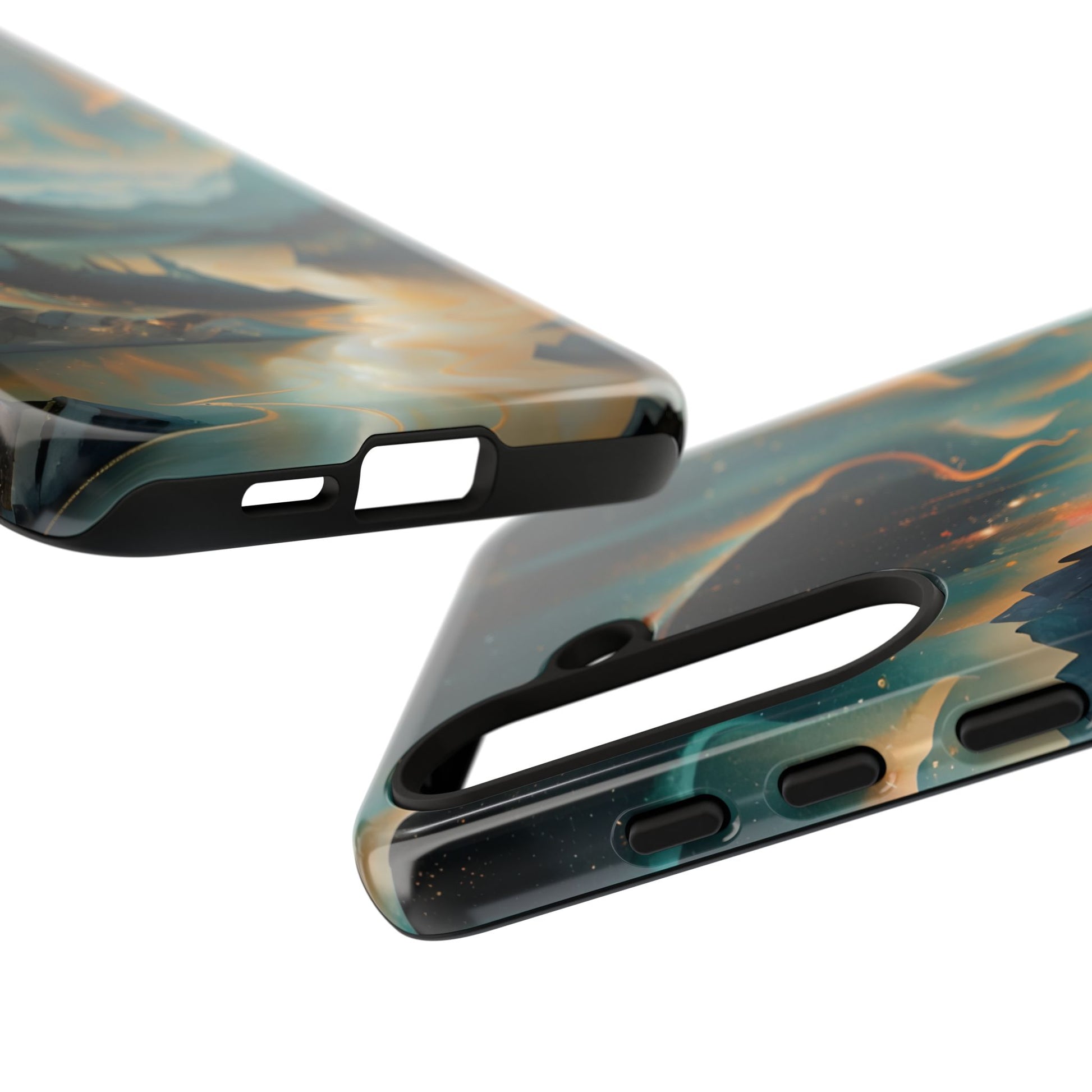 Aurora Dreamscape Samsung Galaxy S24 Plus Tough Case - Artistic Northern Lights Cover - Premium Abstract Design