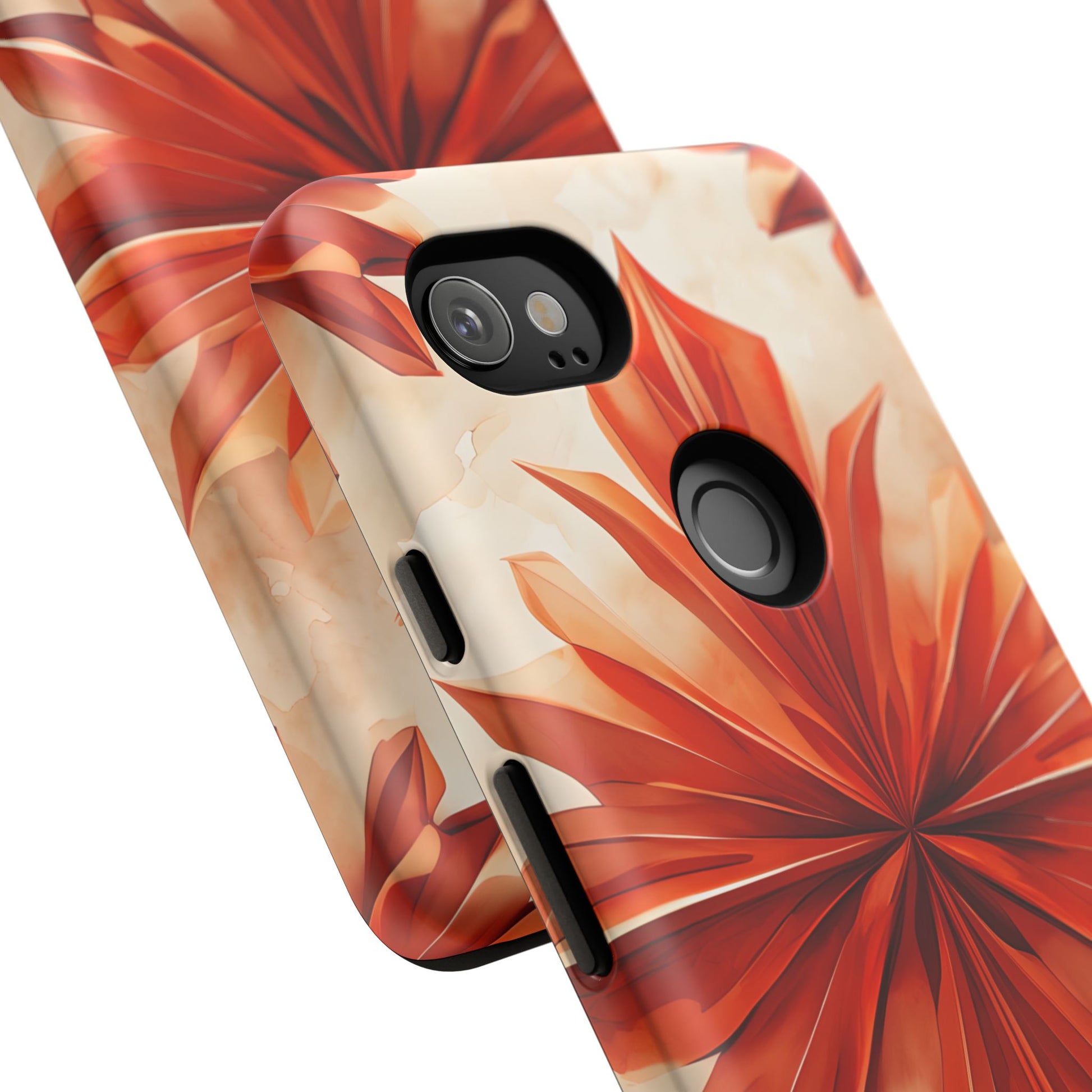 Sunset Fleur Google Pixel 2XL - Kaleidoscope Collection of MagSafe Compatible - Vibrant Sunset Flower Design